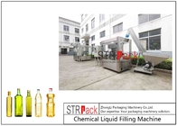 Automatic Edible Oil Rotary Monoblock Filling Capping Machine 8000bph 100ml - 1000ml