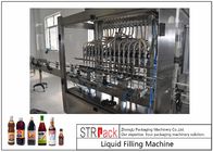 16 Nozzles Automatic Linear Liquid Filling Machine , Plastic Bottle filling machine