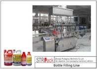 Agro Chemical Bottle Filling Line / Stable Performance Pharmaceutical Liquid Filling Machines Line